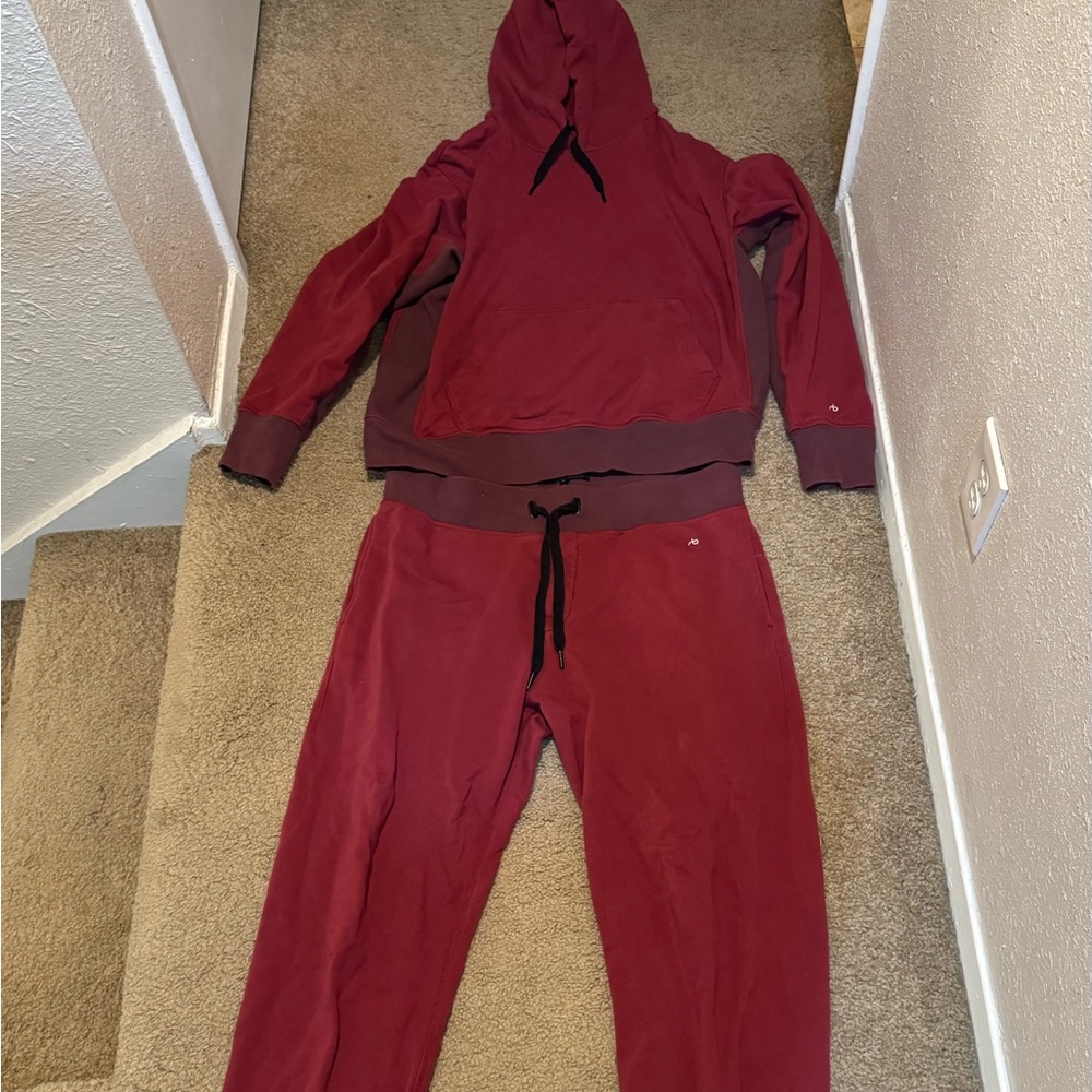 Rag & Bone Burgundy Sweatset